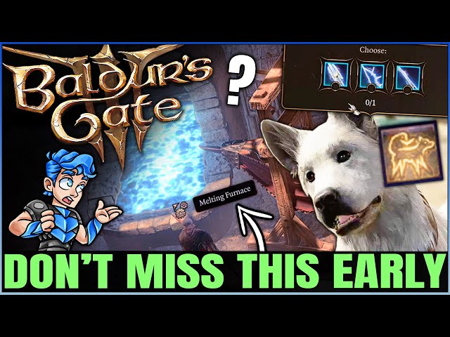 Baldur's Gate 3 - 10 IMPORTANT Things You Need to Do Early in Act 1 - Best Weapon, Secret & More!