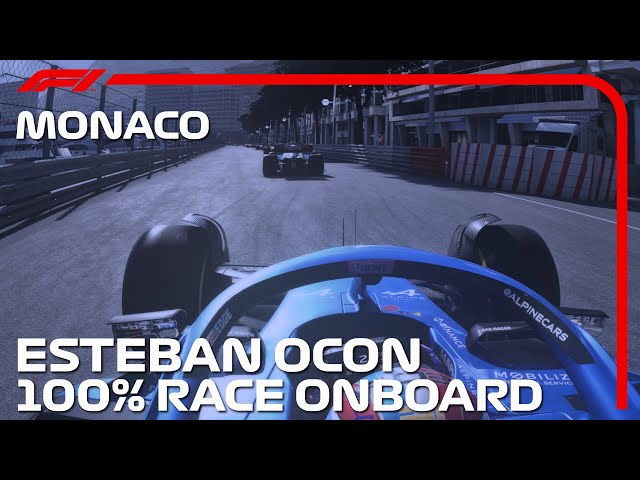 F1 2023 - Esteban Ocon's Onboard 100% Race at Monaco GP ( F1 22 Gameplay )