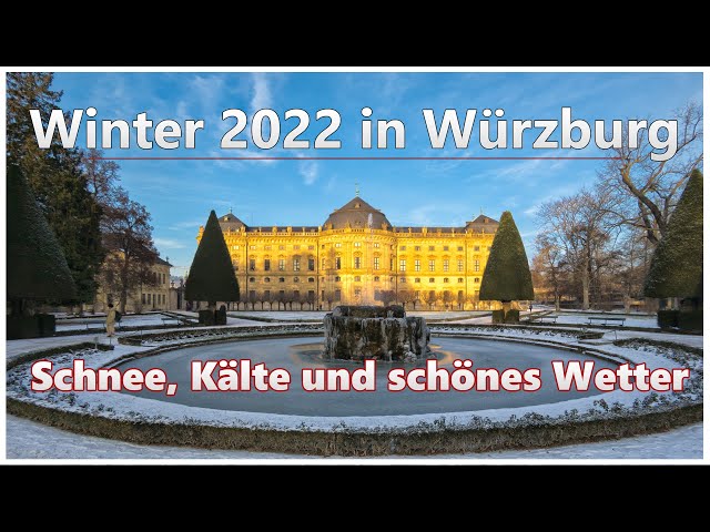 Winter in Wuerzburg: Snow, cold and nice weather
