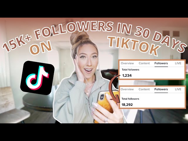 I GAINED 15K FOLLOWERS ON TIKTOK IN 30 DAYS | 30 day TikTok challenge in 2022 and this happened...