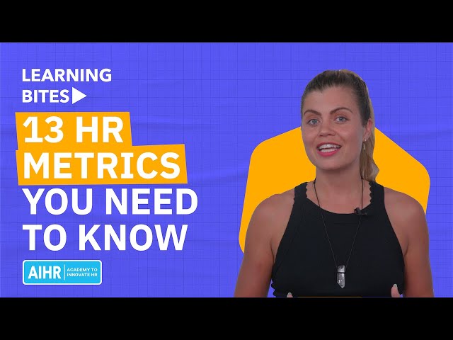 13 HR Metrics You Need to Know