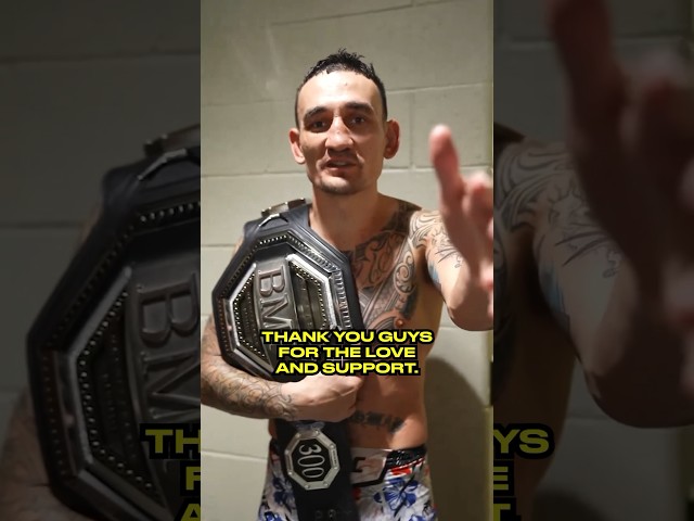 Max Holloway’s Special Message To Canada After Epic UFC 300 Win ❤️