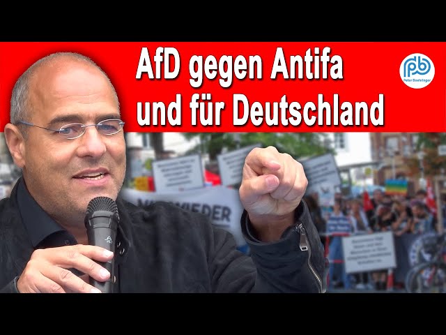 Harter AfD-Straßenwahlkampf in Bayern | Boehringer in Amberg 5.10.23