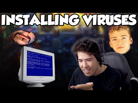 Installing Viruses on Windows 98 - MattKC