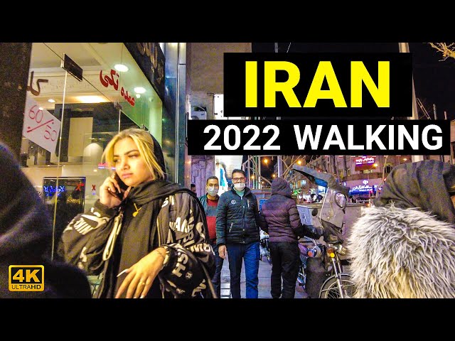IRAN - Walking Tehran City 2022 | 4K 60fps (UHD)