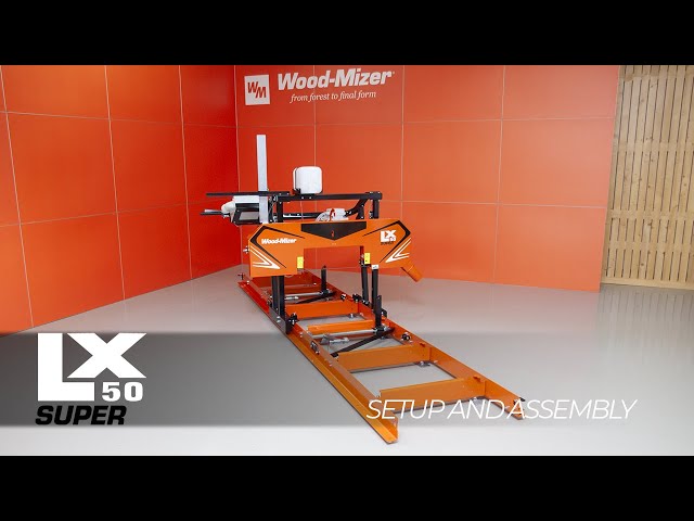 LX50SUPER Portable Sawmill Setup and Assembly | Wood-Mizer