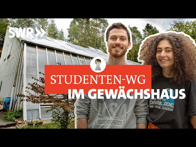 Living in a greenhouse: sustainable living in the student dormatory ESA | SWR Room Tour