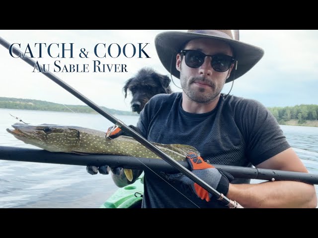 Kayak Camping the Au Sable River Michigan | Fishing Challenge
