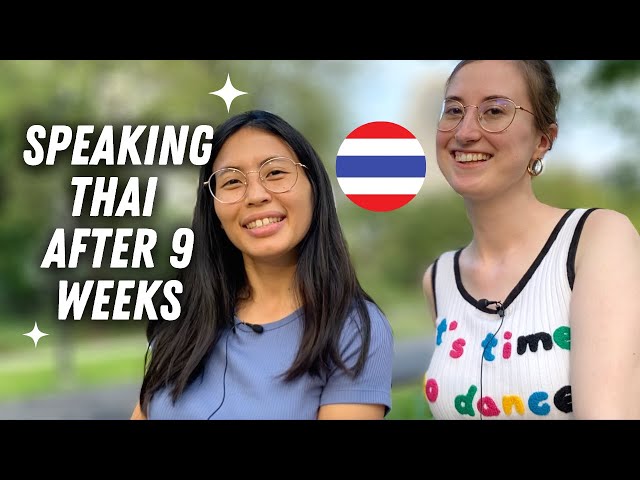Speaking THAI as a beginner with Polyglot Grace