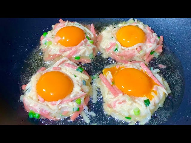This is the easiest and most delicious way to make eggs. Children love to eat them,