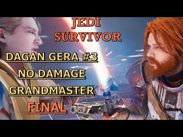 3rd Dagan Gera Boss Fight, Grandmaster, No Damage | Star Wars: Jedi Survivor