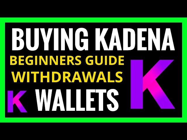 Kadena | Buying Selling Withdrawl Zelcore Chainweaver Kucoin Bybit Tutorial