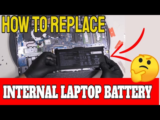 How To Replace Internal Laptop Battery | Laptop Not Charging Fix|  HP Pavilion, Lenovo, Dell, etc