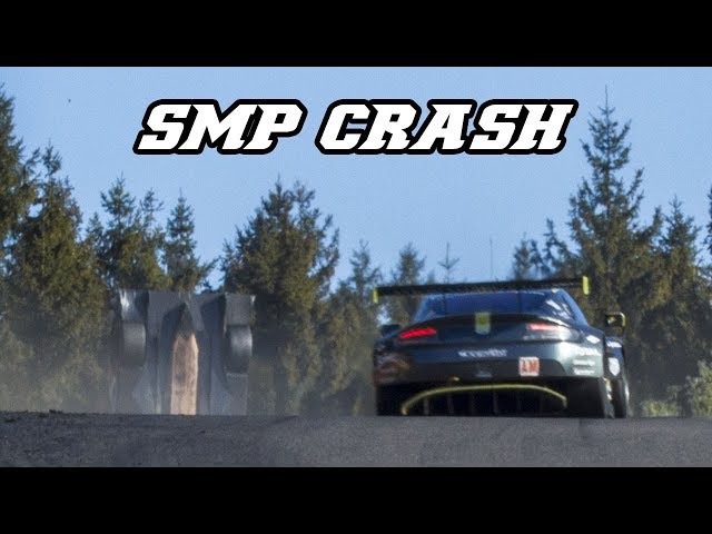 Racecar goes flying - SMP BR1 crash at FIA WEC race Spa 2018 (slideshow)
