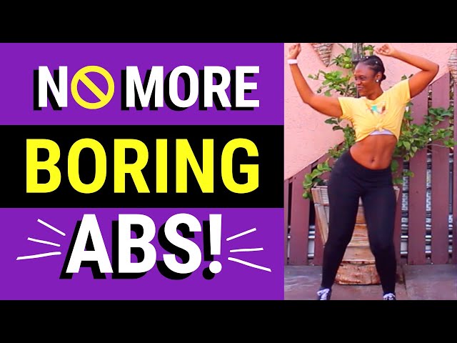 10 min STANDING ABS routine that is actually FUN 🙌🏾  [No Equipment]