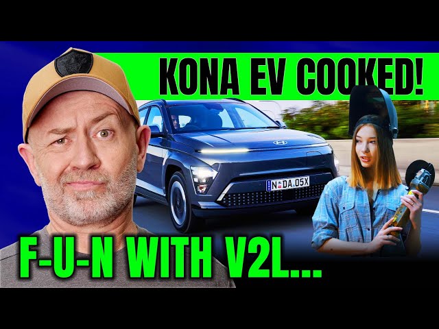 Kona Electric cooked! (Death by V2L, in the name of science.) | Auto Expert John Cadogan