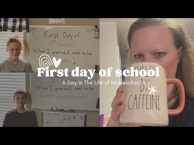 First Day of School! | A Day in the Life of Homeschooling | My New Vehicle is Here!