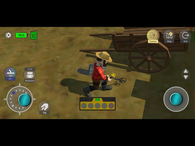 Treasure Hunter (by Ulab Games) - offline quest and treasure hunting game for Android - gameplay.