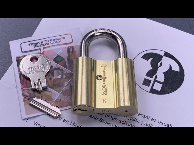 [1041] Titan’s Treasure PUZZLE Lock Solved