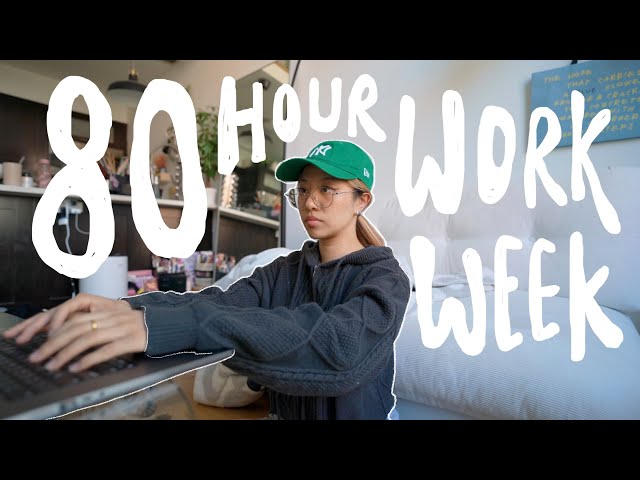 my 80 hour work week | tackling cycles of burnout & balancing life as a software engineer & youtuber
