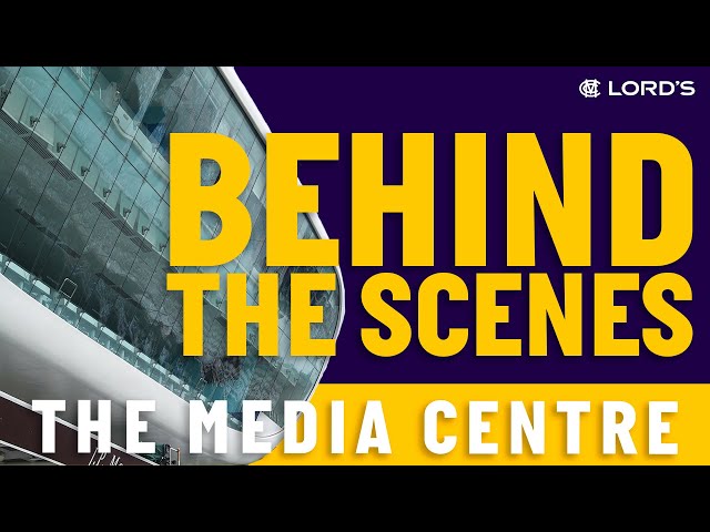 ONE window in the Lord's Media Centre?! | Behind the scenes during the England Test Match!