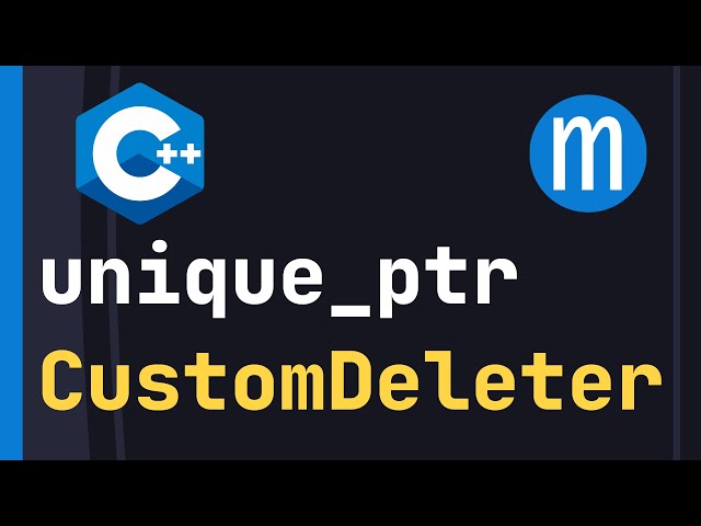 unique_ptr is NOT just for heap allocations | custom deleters