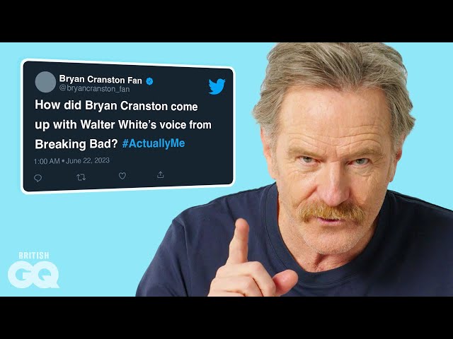 Bryan Cranston Answers Your Questions | Actually Me