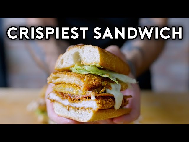 How to Make the Crispiest Sandwich from "They Kidnapped my Son on Christmas" | Binging with Babish