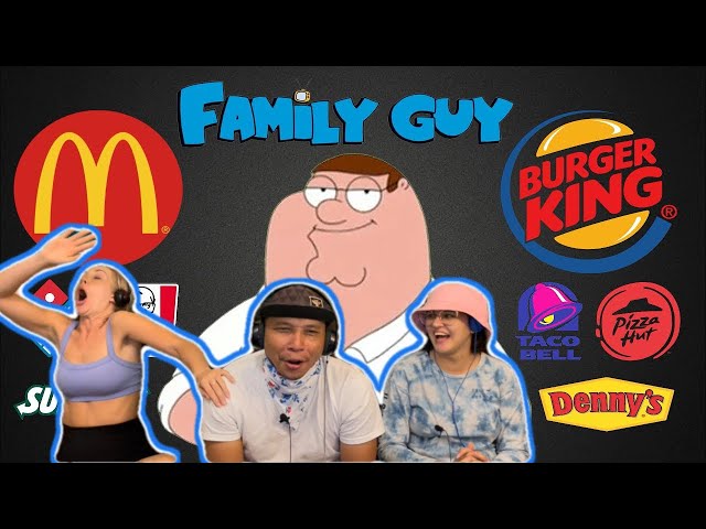 FAMILY GUY Reaction! All Fast Food References