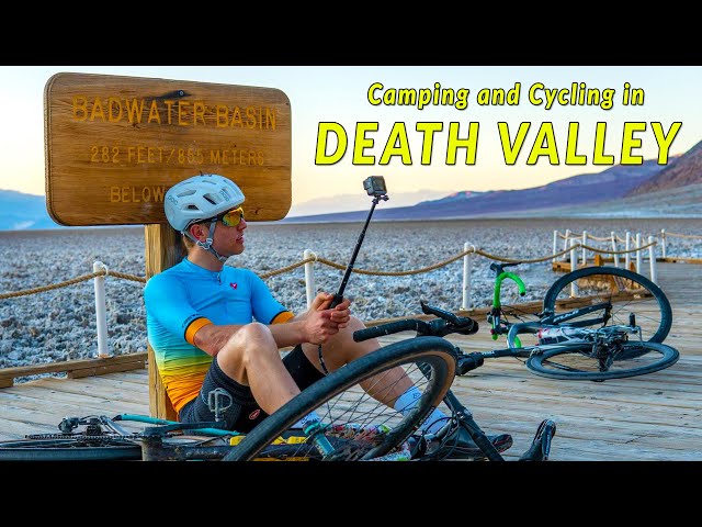 LOWEST POINT OF USA! ... Cycling to Badwater Basin in Death Valley | part 2
