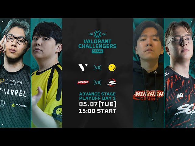 VALORANT Challengers Japan 2024 Split 2 Advance Stage Playoff Day 1