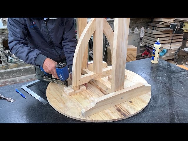 Great Woodworking Idea With No Limits In Life // Plans To Build Smart Folding Table Space Saving!