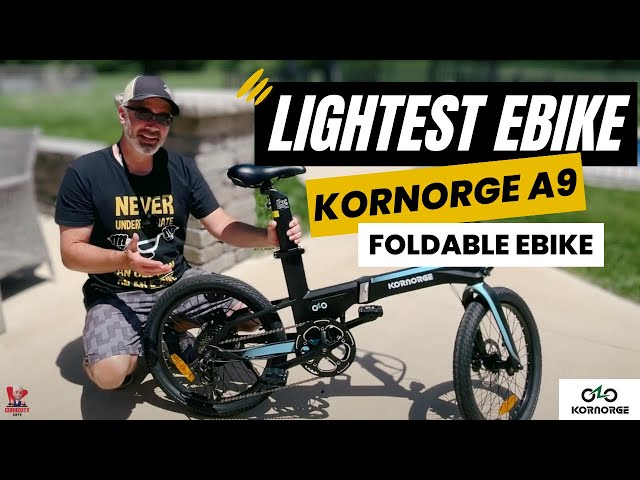 🔥 KORNORGE A9 ULTRA LIGHTWEIGHT FOLDABLE EBIKE REVIEW