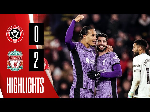Van Dijk & Szoboszlai goals down Blades | Sheffield United 0-2 Liverpool | Premier League highlights