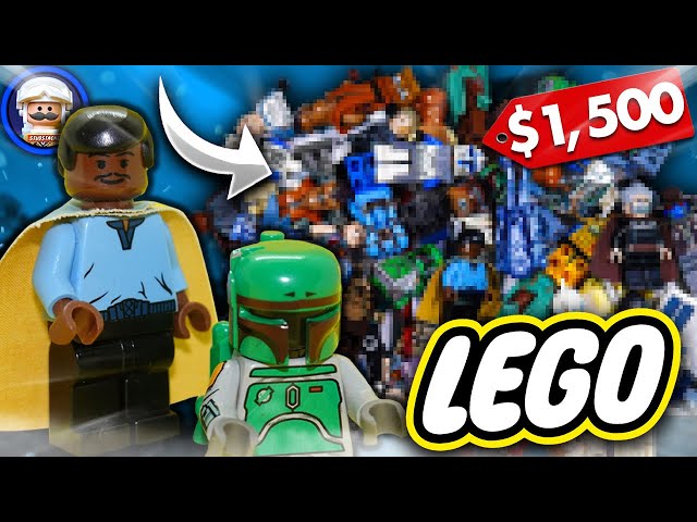 $1,500 LEGO Star Wars Minifigure LOT Unboxing (CLOUD CITY FIGS)