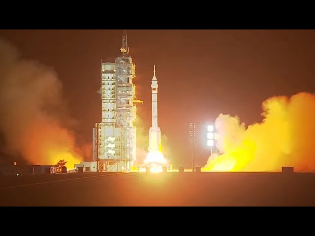 Replay! China's Shenzhou 18 crew launches to Tiangong space station