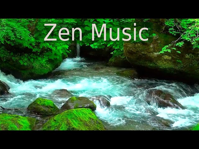 Calming Nature Music to Meditate 🍃 Peaceful Wooden Flute and  Water Forest Sounds - Meditation