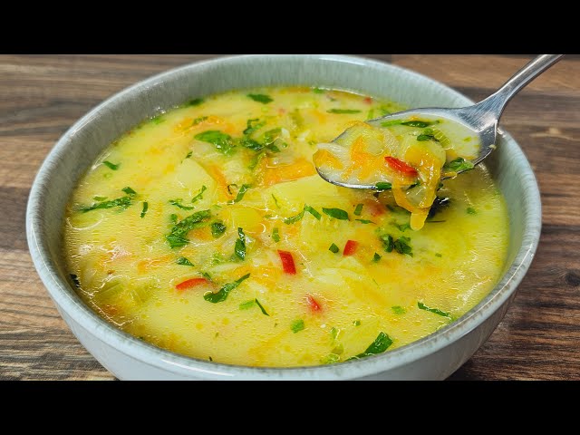 Very hearty and affordable soup! Delicious soup with simple ingredients! Soup without meat!