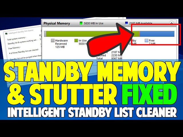 How to Fix Standby Memory, FPS and INPUT LAG with Intelligent Standby List Cleaner (ISLC) Tutorial