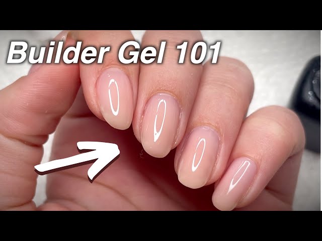 Easiest Way to Apply Builder Gel to Natural Nails
