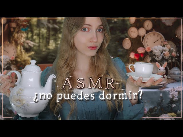 ALICIA helps you SLEEP in Wonderland💙🐇 ASMR Personal Attention ☕