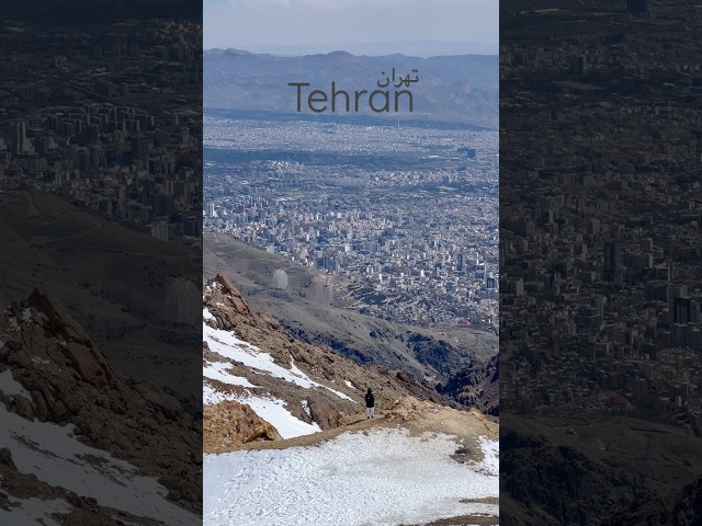 Beautiful view from Tehran