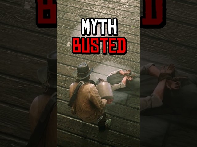 BUSTING 4 MYTHS in Red Dead Redemption 2 #shorts