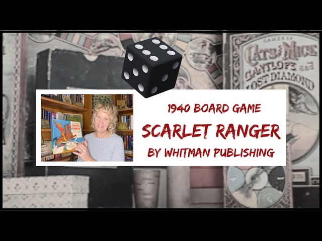 1940 Vintage Board Game of Scarlet Ranger by Whitman Publishing #boardgames