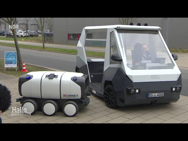 Uni Braunschweig testet Paket-Zustell-Roboter