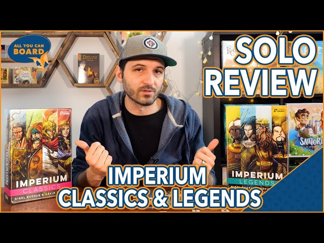 Imperium: Classics & Legends | Solo Review | An Innovative Deck-Builder That Should've Been Digital