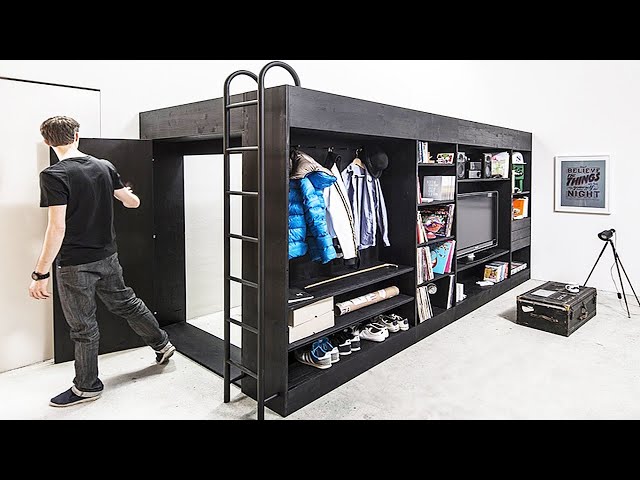 Creative & Smart STORAGE Ideas For Your SMALL Apartment | Space Saving Furniture! ▶8