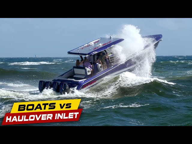 HOW TO FLOOD A MILLION DOLLAR BOAT AT BOCA INLET! | Boats vs Haulover Inlet