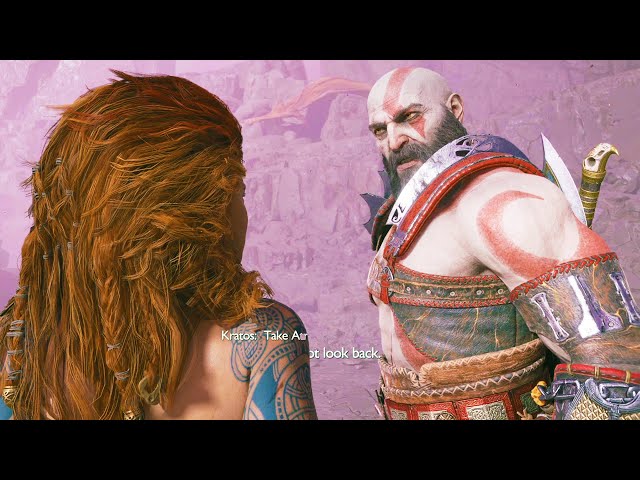 Kratos Meets Thor's Daughter And Is Amazed By Her Skills - God Of War Ragnarok PS5 2022