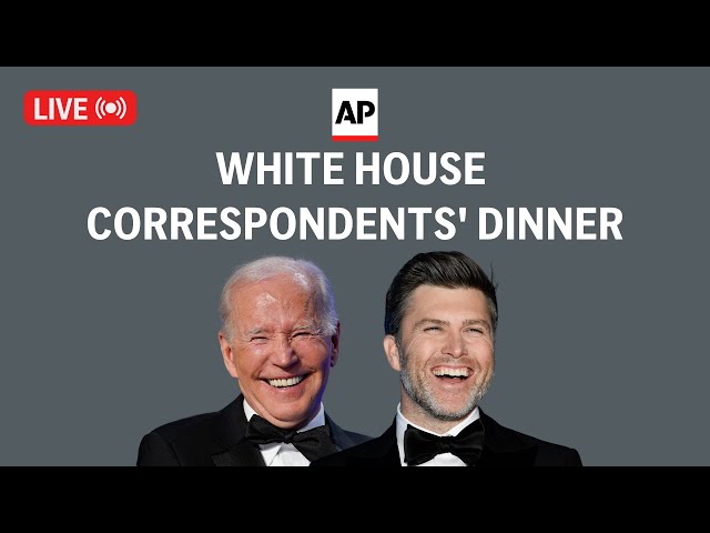 LIVE: White House Correspondents' dinner 2024 with Biden, Colin Jost